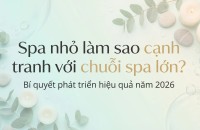 Spa Nhỏ Làm Sao Cạnh Tranh Với Chuỗi Spa Lớn? Bí Quyết Phát Triển Hiệu Quả ăm 2026